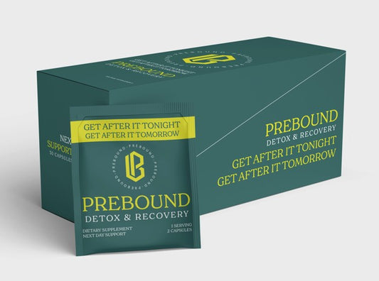 Prebound: Detox & Recovery (1 Box - 15 Sachets, 30 Capsules)
